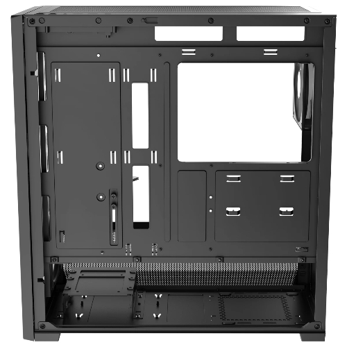 Корпус Ocypus Delta C70 BK ARGB, Midi-Tower, чёрный, 4 x 120 мм