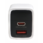Сетевое зарядное устройство с дисплеем Cablexpert MP3A-PC-52, 35Вт GaN, QC3.0/PD3.0, 1хUSB, 1хType-C, белый, коробка