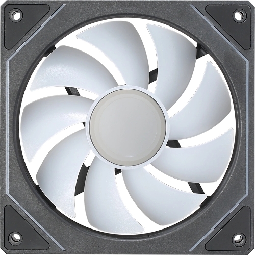 Вентилятор для корпуса Aerocool/Formula Floe 12BK ARPW ARGb черный, 120 мм, 1500 об/мин, 26.8 дБ, 4 pin