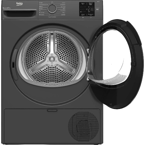 Сушильная машина Beko BM3T37220A черный, 7 кг, сушка - тепловой насос, программ - 15, 59.8 x 84.6 x 54.5 см