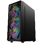 Компьютерный корпус 1STPLAYER FD3 Black, ATX, 4x120мм LED fans inc.