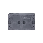 Блок ОП AtlasDesign Profi54 розетка 16А 250В с заземл. защ. шторки + 1-кл. выключатель 10А IP54 антрацит SchE