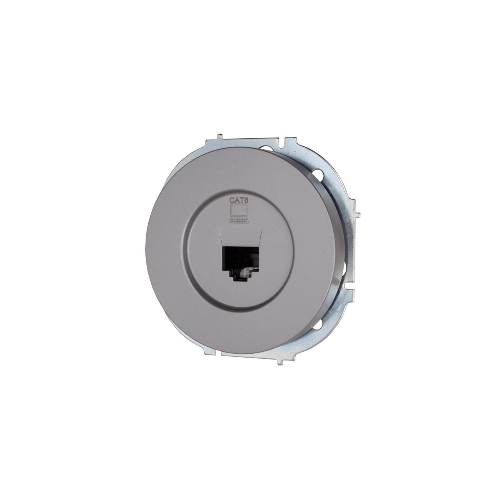 Розетка компьютерная СП OSEN RJ45 кат.6 механизм серый матовый LEZARD 743-7488-140
