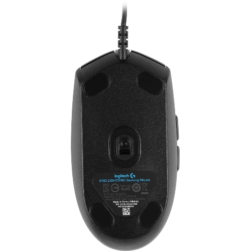 Мышь проводная Logitech G102 LIGHTSYNC черный, 8000 dpi, USB, кнопки - 6