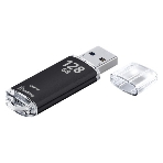 Флешка USB Smartbuy V-Cut Black (SB128GbVC-K3), 128Gb, USB 3.0, R/W 75/30, черный