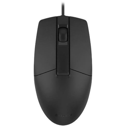 Мышь проводная A4Tech OP-335S черный, 1200 dpi, USB, кнопки - 3