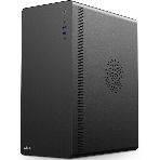 Компьютерный корпус CBR ATX Miditower U500, без БП, 1хUSB 3.0 Type-C, 1хUSB 3.0, 1хUSB 2.0, HD Audio+Mic, черный [PCC-ATX-U500-WPSU