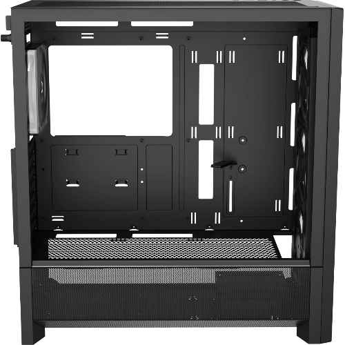 Корпус Ocypus Delta C70 BK ARGB, Midi-Tower, чёрный, 4 x 120 мм