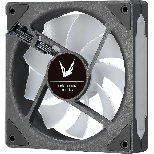 Вентилятор для корпуса Aerocool/Formula Floe 12BK ARPW ARGb черный, 120 мм, 1500 об/мин, 26.8 дБ, 4 pin