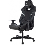 Кресло Knight Thunder 5X черный, экокожа, 120 кг, механизм качания