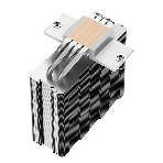 Кулер для процессора DEEPCOOL AG400 черный, 120 мм, алюминий/медь, 2000 об/мин, 31.6 дБ, 4 pin, 220 Вт, 150 мм