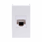 Розетка компьютерная DKC Viva 45058 RJ-45 кат.6, неэкранированная, 8P8C, Hyperline, Dual IDC, белая, 1 модуль