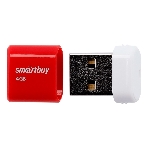 Флешка USB Smartbuy LARA Red (SB4GbLara-R), 4Gb, USB 2.0, R/W 15/5, красный/белый