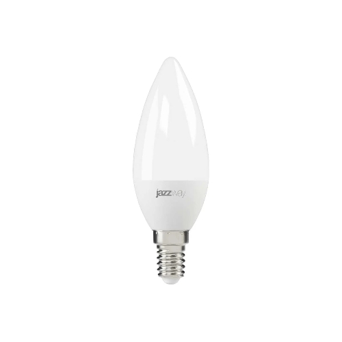 Лампа светодиодная JazzWay PLED-SP C37 7Вт свеча 5000К холодный белый E14 560лм 230В