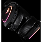 Гарнитура ASUS ROG Delta II чёрный, беспроводная + проводная, Bluetooth, подсветка