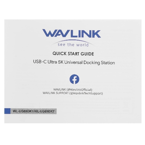 Док-станция WAVLINK WL-UG69DK1, USB Type-C, DisplayPort/HDMI/RJ-45/USB Type-C/Jack 3.5mm, USB