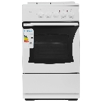 Плита комбинированная Flama RK 2201 W белый, конфорок 2 газовых и 2 электрических, духовка 50 л, 50 см x 85 см x 54 см
