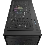Корпус Ocypus Delta C70 BK ARGB, Midi-Tower, чёрный, 4 x 120 мм