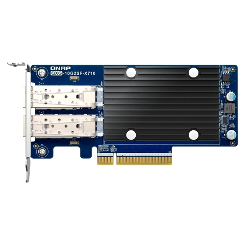 Сетевая карта QNAP Expansion Card QXG-10G2SF-X710 PCIe Gen3 x8 2x10GbE(SFP+)