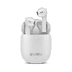Наушники беспроводные внутриканальные с микрофоном SVEN E-727BT белый Bluetooth