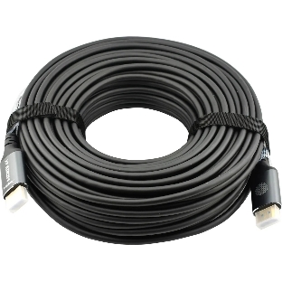 Кабель аудио-видео Cactus CS-HDMI-AOC-2-30 HDMI (m)/HDMI (m) 30м. позолоч.конт. черный