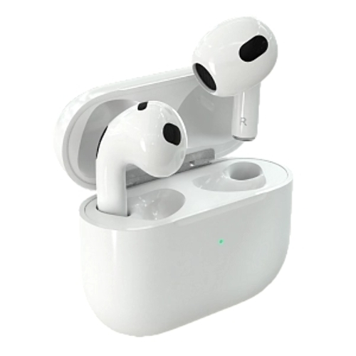 Наушники TWS More Choice БВ11 белый, вкладыши, Bluetooth, сенсорное управление, до 4 ч