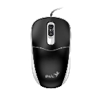 Мышь проводная Genius DX-111 черно-серый, 1200 dpi, USB, кнопки - 3