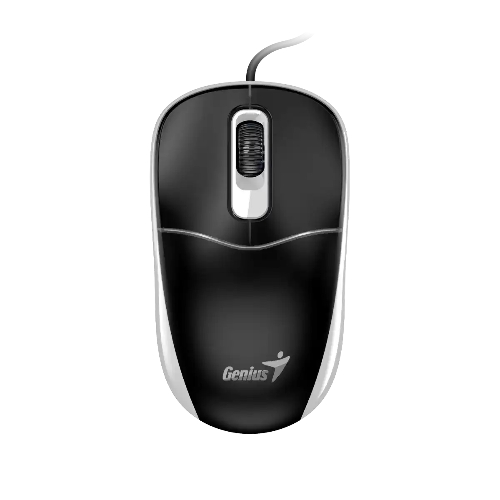 Мышь проводная Genius DX-111 черно-серый, 1200 dpi, USB, кнопки - 3