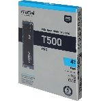 Накопитель SSD Crucial T500 4Tb PCIe Gen4 NVMe M.2 SSD CT4000T500SSD3