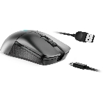 Мышь беспроводная Lenovo Legion M600s Qi Wireless Gaming темно-серый оптическая 19000dpi BT/Radio USB (GY51H47355)