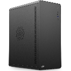 Компьютерный корпус CBR ATX Miditower U500, без БП, 1хUSB 3.0 Type-C, 1хUSB 3.0, 1хUSB 2.0, HD Audio+Mic, черный [PCC-ATX-U500-WPSU