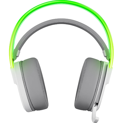 Гарнитура Defender Tsunami белый, беспроводная + проводная, Bluetooth / USB, до 40 ч, подсветка