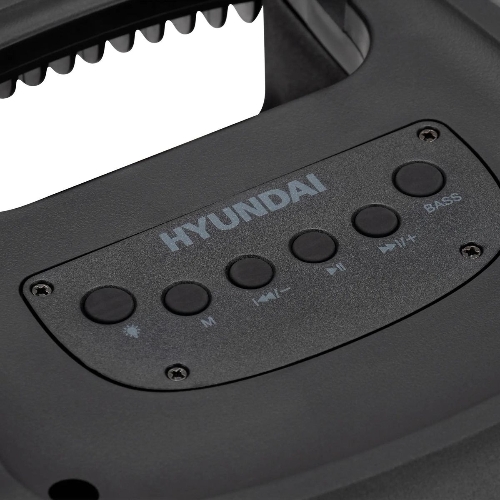 Минисистема Hyundai H-MC1230 черный 40Вт FM USB BT micro SD