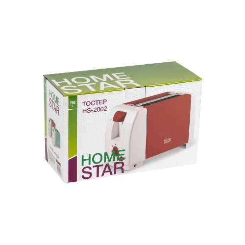 Тостер Homestar HS-2002, 750 Вт, коралл