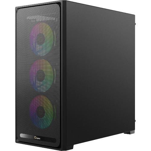 Корпус Ocypus Delta C70 BK ARGB, Midi-Tower, чёрный, 4 x 120 мм