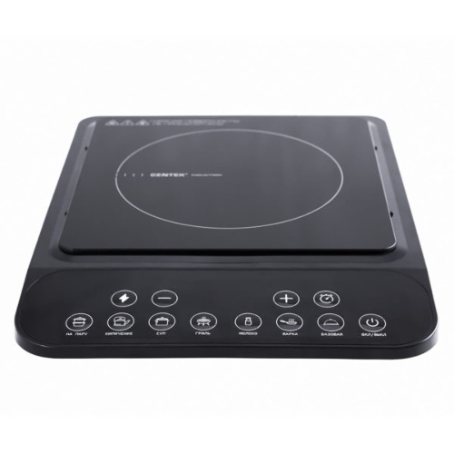 Плита настольная электрическая Centek CT-1517 черный, 2 кВт, индукция, конфорки - 1, стеклокерамика, сенсор