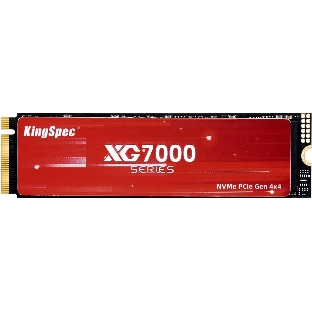 Накопитель SSD KingSpec XG7000, 1Tb, PCIe 4.0 x4, M.2 2280, NVMe, R/W 7400/6600