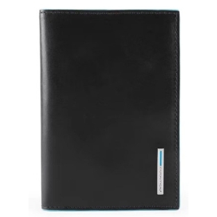 Обложка для документов Piquadro Blue Square PP5256B2/N. черный, натур.кожа