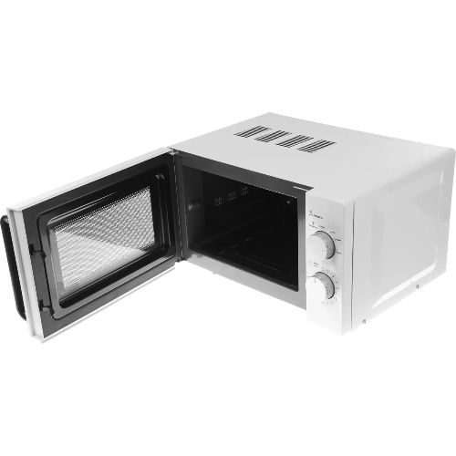 Микроволновая печь Galanz MOS-2401FMW белый, 20 л, 800 Вт, переключатели - поворотный механизм