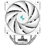 Устройство охлаждения(кулер) Deepcool AK400 Digital SE Wh ARGb Soc-AM5/AM4/1200/1700/1851 белый 4-pin 19-28dB Al+Cu LCD 220W 812gr Ret (R-AK400-WHADMN-GJD)