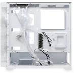 Компьютерный корпус без блока питания HSPD M740, Mesh Mid Tower, белый, TG, 0.6 SPCC, no fans, E-ATX, ATX, mATX, mITX, 170/400/200мм, 4x2.5