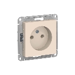 Механизм розетки 1-м СП AtlasDesign без заземл. 16А беж. SchE ATN000241