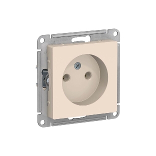 Механизм розетки 1-м СП AtlasDesign без заземл. 16А беж. SchE ATN000241