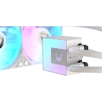 Кулер с водяным охлаждением Formula V Line ICE JET GLOW 360 WH, 360мм, 3x120мм, ARGB fans, LGA115X/1200/1700/1851, AM4/AM5