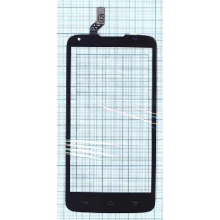 Сенсорное стекло (тачскрин) для Huawei Ascend G710, черное