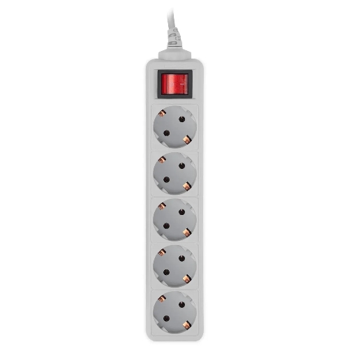 Сетевой фильтр PC Pet AP01006-3-GR 3 м, 5 розеток, серый
