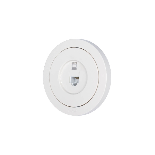 Розетка компьютерная СП OSEN RJ45 кат.6 механизм бел. LEZARD 743-0288-140