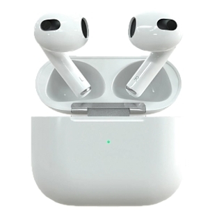 Наушники TWS More Choice БВ11 белый, вкладыши, Bluetooth, сенсорное управление, до 4 ч