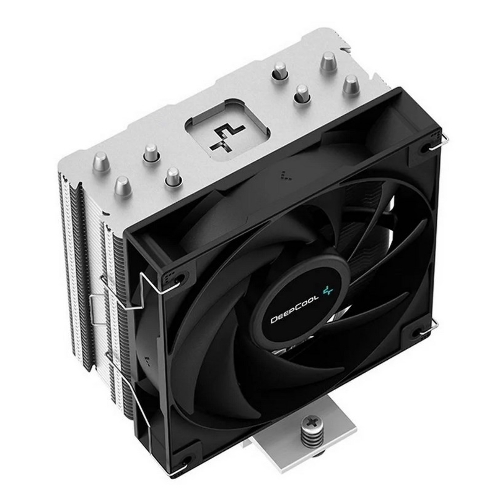 Кулер для процессора DEEPCOOL AG400 черный, 120 мм, алюминий/медь, 2000 об/мин, 31.6 дБ, 4 pin, 220 Вт, 150 мм