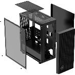 Компьютерный корпус Ocypus Gaммa C70 BK ARGB ATX/win/black/4 ARGB fans/no PSU/Tempered Glass